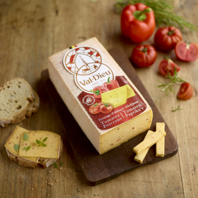 Val Dieu Fromage Dabbaye Tomates Poivrons 